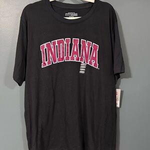 XXL Indiana University‎ Hoosiers Colosseum Black and Red Indiana Tee IU NWT